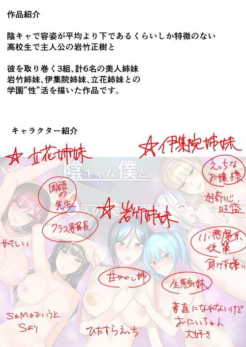 陰気なブサ男が6人の美少女にもみくちゃにされる受難の日々!『陰キャな僕と6人の美少女姉妹』(たまのほうさ)の画像 陰気なブサ男が6人の美少女にもみくちゃにされる受難の日々!『陰キャな僕と6人の美少女姉妹』(たまのほうさ)の画像