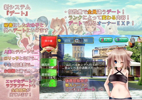 風俗店経営シミュレーションゲーム~国家侵略もあるヨ!~『そうだ売春経営しようVer.2.0』(肩引こ)の画像 風俗店経営シミュレーションゲーム~国家侵略もあるヨ!~『そうだ売春経営しようVer.2.0』(肩引こ)の画像