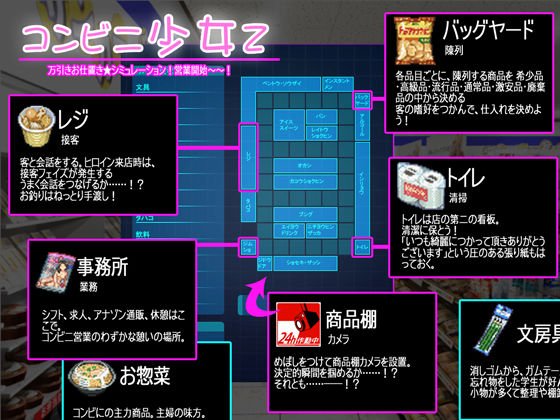 【万引き少女おしおきシミュレーションゲーム】コンビニ少女Z|ベルゼブブの画像 【万引き少女おしおきシミュレーションゲーム】コンビニ少女Z|ベルゼブブの画像