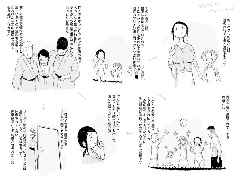 【人妻NTR】母喰い2 ヤリチン旅行編(上) ~おっとりお母さんはその旅館で年下ヤリチンに何度も抱かれて女を出した~|プルポアゾンの画像 【人妻NTR】母喰い2 ヤリチン旅行編(上) ~おっとりお母さんはその旅館で年下ヤリチンに何度も抱かれて女を出した~|プルポアゾンの画像