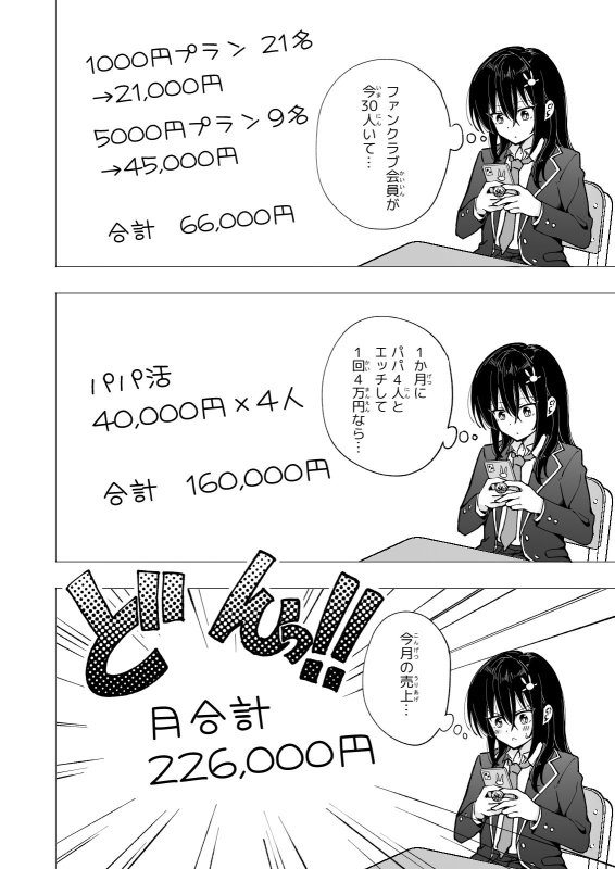 JK3(18)【パパ活はじめました4~裏アカJK編(2)~】かみか堂/銀曜ハル/阿部かわもちの画像 JK3(18)【パパ活はじめました4~裏アカJK編(2)~】かみか堂/銀曜ハル/阿部かわもちの画像